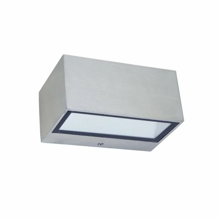 Applique murale d'extérieur Lutec GEMINI LED Gris, Argenté, 1 lumière