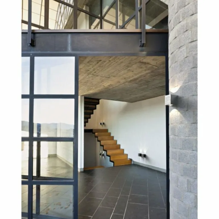 Applique murale d'extérieur Nordlux Canto Kubi LED Zingué, 2 lumières