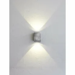 Applique murale d'extérieur Nordlux Canto Kubi LED Zingué, 2 lumières