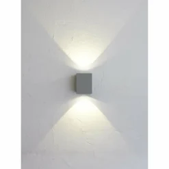 Applique murale d'extérieur Nordlux Canto Kubi LED Gris, 2 lumières