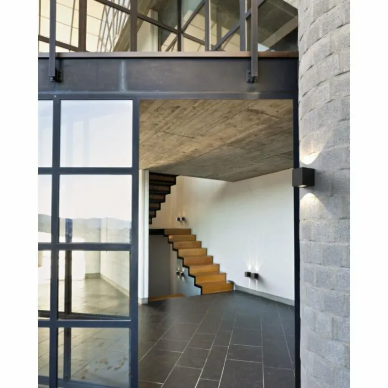 Applique murale d'extérieur Nordlux Canto Kubi LED Noir, 2 lumières