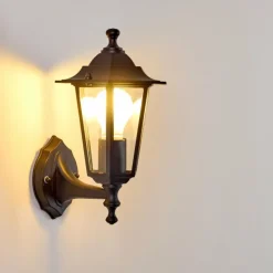 Applique murale d'extérieur Valtimo Noir, 1 lumière