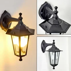 Applique murale d'extérieur Valtimo Noir, 1 lumière