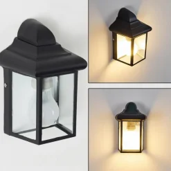 Applique murale d'extérieur Murto Noir, 1 lumière