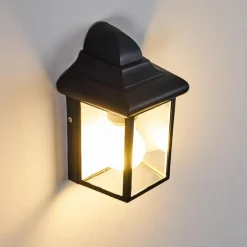 Applique murale d'extérieur Murto Noir, 1 lumière