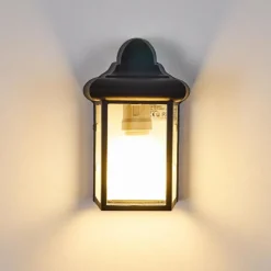 Applique murale d'extérieur Murto Noir, 1 lumière