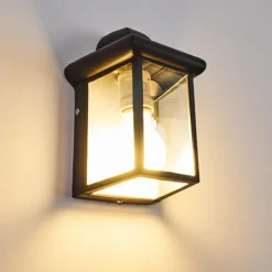 Applique murale d'extérieur Murto Noir, 1 lumière