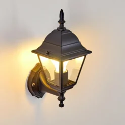 Applique murale d'extérieur Murto Noir, 1 lumière