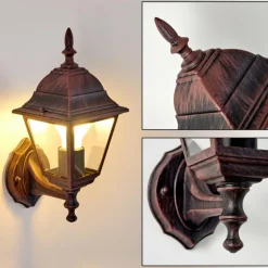 Applique murale d'extérieur Murto Rouille, 1 lumière