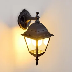 Applique murale d'extérieur Murto Noir, 1 lumière