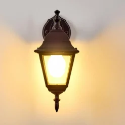 Applique murale d'extérieur Murto Noir, 1 lumière