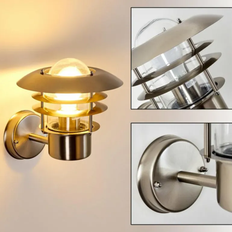 Applique murale d'extérieur Juva Acier inoxydable, 1 lumière