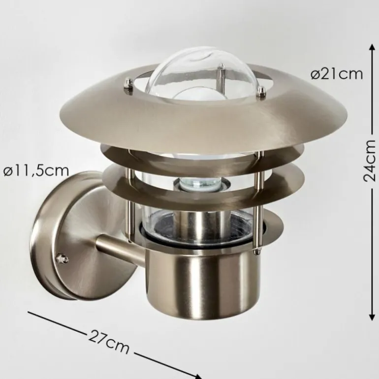 Applique murale d'extérieur Juva Acier inoxydable, 1 lumière