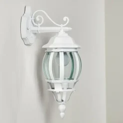 Applique murale d'extérieur Lentua Blanc, 1 lumière