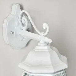 Applique murale d'extérieur Lentua Blanc, 1 lumière