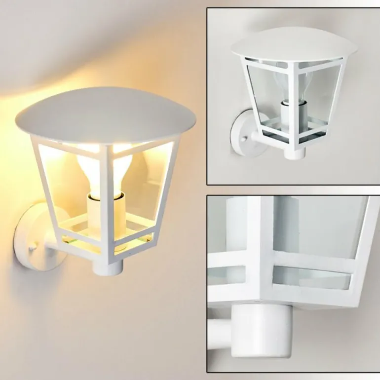 Applique murale d'extérieur Siera Blanc, 1 lumière