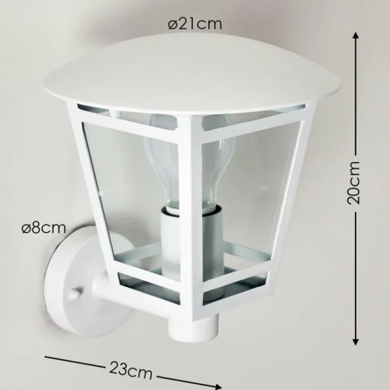 Applique murale d'extérieur Siera Blanc, 1 lumière