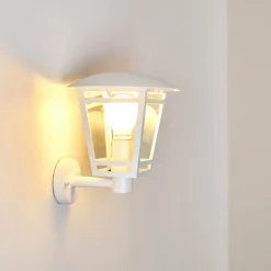 Applique murale d'extérieur Siera Blanc, 1 lumière