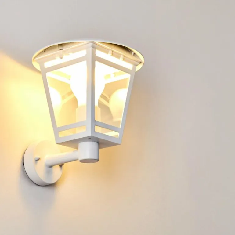 Applique murale d'extérieur Siera Blanc, 1 lumière