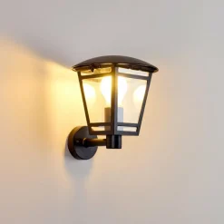 Applique murale d'extérieur Siera Noir, 1 lumière