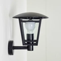 Applique murale d'extérieur Siera Noir, 1 lumière