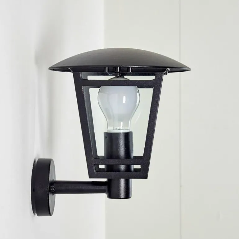 Applique murale d'extérieur Siera Noir, 1 lumière