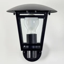 Applique murale d'extérieur Siera Noir, 1 lumière