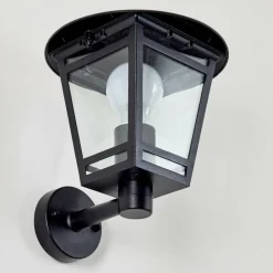 Applique murale d'extérieur Siera Noir, 1 lumière