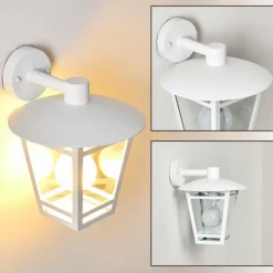 Applique murale d'extérieur Siera Blanc, 1 lumière