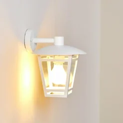 Applique murale d'extérieur Siera Blanc, 1 lumière