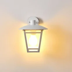 Applique murale d'extérieur Siera Blanc, 1 lumière