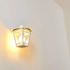 Applique murale d'extérieur Siera Blanc, 1 lumière