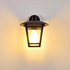 Applique murale d'extérieur Siera Noir, 1 lumière