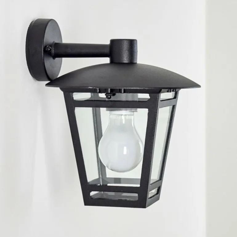 Applique murale d'extérieur Siera Noir, 1 lumière