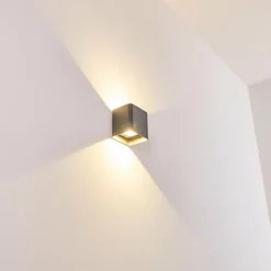 Applique murale d'extérieur Vikom LED Anthracite, 2 lumières