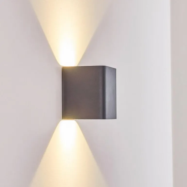 Applique murale d'extérieur Vikom LED Anthracite, 2 lumières