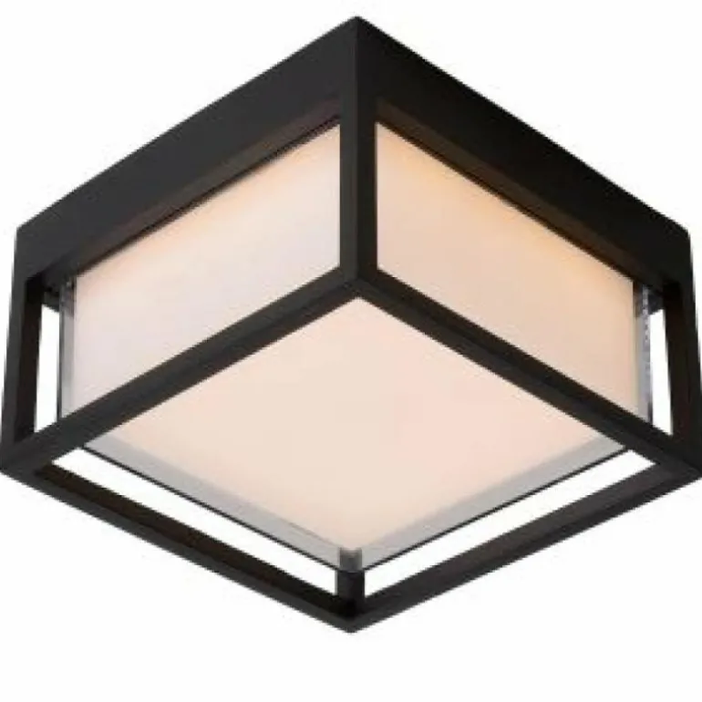 Applique murale d'extérieur Lucide SINGA LED Noir, 1 lumière