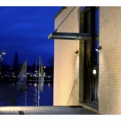 Applique murale d'extérieur Lutec Trumpet LED Anthracite, 1 lumière