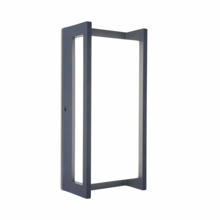 Applique murale d'extérieur Lutec Qubo LED Anthracite, 1 lumière
