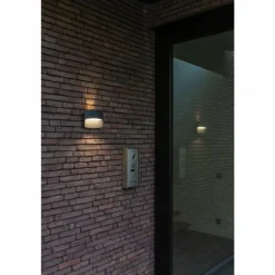 Applique murale d'extérieur Lutec Lotus LED Anthracite, 1 lumière