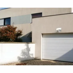 Applique murale d'extérieur Lutec Arc LED Blanc, 1 lumière, Détecteur de mouvement