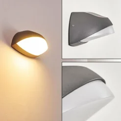 Applique murale d'extérieur Tanguro LED Noir, 1 lumière