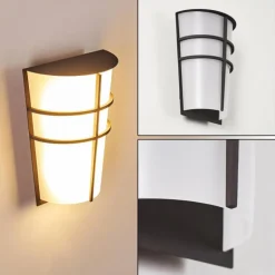 Applique murale d'extérieur Lamarche LED Anthracite, 2 lumières