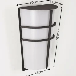 Applique murale d'extérieur Lamarche LED Anthracite, 2 lumières