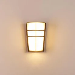 Applique murale d'extérieur Lamarche LED Anthracite, 2 lumières