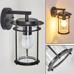 Applique murale d'extérieur Aigle Noir, 1 lumière