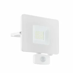 Applique murale d'extérieur Eglo FAEDO LED Blanc, 1 lumière, Détecteur de mouvement
