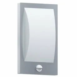 Applique murale d'extérieur Eglo VERRES Acier inoxydable, Blanc, 1 lumière, Détecteur de mouvement