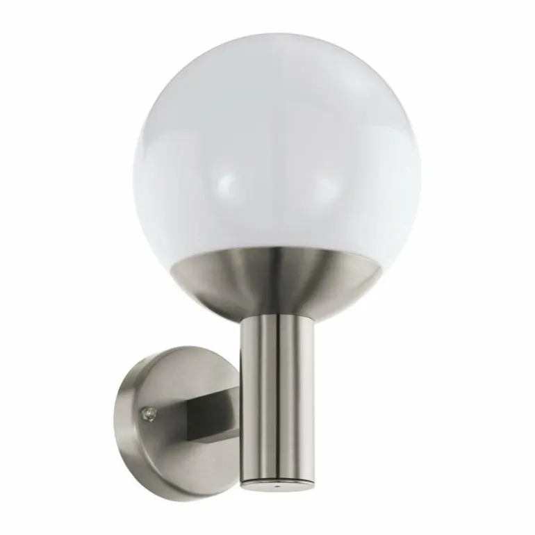 Applique murale d'extérieur Eglo Connect NISIA LED Acier inoxydable, 1 lumière