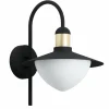 Applique murale d'extérieur Eglo SIRMIONE Or, Noir, 1 lumière